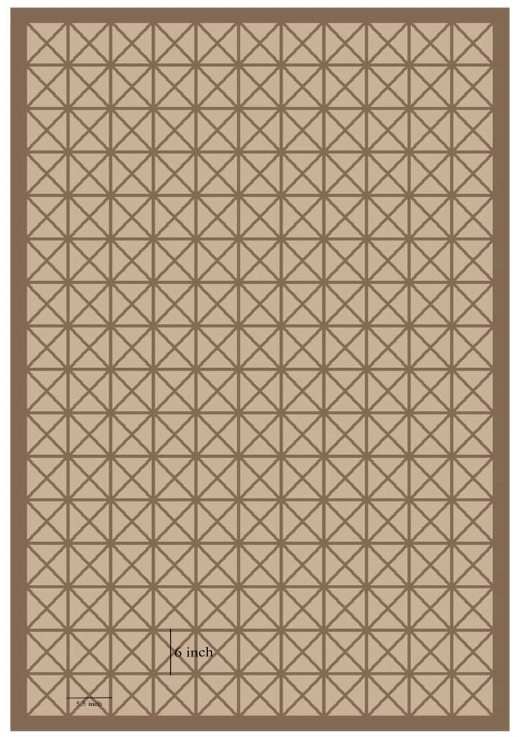 A brown and beige pattern with a square design.